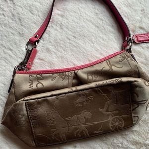 Coach 1941 Pink & Tan purse
